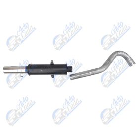   Lada hátsó kipufogódob 60 mm H jeles Paragi hattyúnyakkal