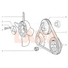 2101 Lada generátor ékszíj Bosch