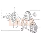 2101 Lada generátor ékszíj 944 BRT