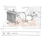 2101 Lada kiegyenlítő tartály leszorító fém lemez bilincs 2 részes