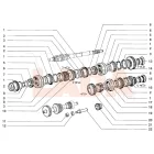 2101 Lada sebességváltó fogaskerék szinkronagy kúpos alátét