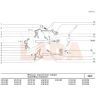 2101 Lada sebességváltó kapcsolótengely 1-2 sebesség nagy reteszelő