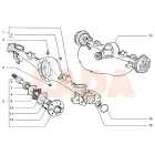 2101 Lada hátsó féltengely csapágy befogató külső lemez