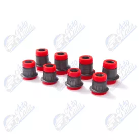   2101 Lada poliuretán trapéz szilent garnitúra (alsó+felső) piros CS20