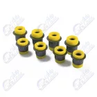 2101 Lada poliuretán trapéz szilent garnitúra (alsó+felső) sárga CS20