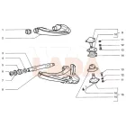 2101 Lada alsó trapéz szilent Tadem 1 db