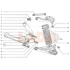 2101 Lada első spirálrugó gumiágy garnitúra CS20