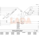 2101 Lada futómű hézagoló alátét 2,5 mm