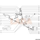 2101 Lada kormányösszekötő szélső és belső gömbfej komplett bal oldali Fenox