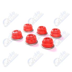   2101 Lada kormányösszekötő szilikon porvédő gumi garnitúra piros CS20