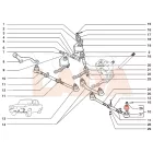 2101 Lada kormányösszekötő gömbfej porvédő gumi zöld