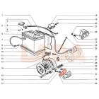 2101 Lada generátor tartóbak 3 csavaros