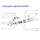 2101 Lada önindító behúzótekercs bendix villa