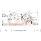 2101 Lada tömítőgumi a sárvédő és a doblemez közé