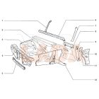 2101 Lada motorháztető nyitó kar A oszlop belső javítóelemmel