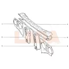 2103 Lada homlokfal felső lemezborítás Avtovaz