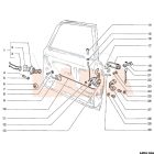 2101 Lada jobb első ajtózárszerkezet