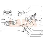 2110 Lada hátsó rendszámvilágítás tömítőgumi