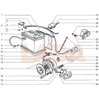 2105 Lada generátor tartóbak 2 csavaros