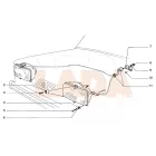 2105 Lada fényszóró állító gomb keret a műszerfalon