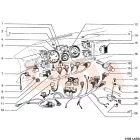2105 Lada műszerfal ellenőrző kontroll lámpa