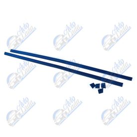   2105 Lada öntapadós fekete küszöbdíszléc végekkel garnitúra