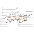 2105 Lada kesztyűtartó ajtó zsanér Avtovaz