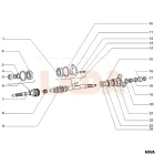2107 Lada sebességváltó bordástengely olajterelő lemez