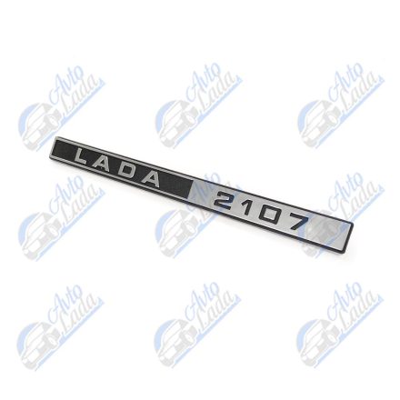2107 Lada csomagtértető felirat Lada 2107