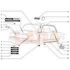 2107 Lada hátsó sárvédő oldalfelirat 1500 L