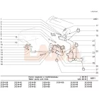 21214 Niva aluminium vízcsőcsonk fűtéscső csonkkal hőmérsékletérzékelő helye kialakítva
