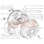 2108 Samara fékpofa visszahúzó rugó alsó kicsi