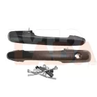 2108 Samara fekete külső műanyag kilincs garnitúra 3 ajtós