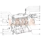 2108 Samara szelepfedél tömítés kúpos rögzítő gumipersellyel szilikon piros