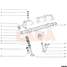 2108 Samara szelepvezető garnitúra 8 szelepeshez