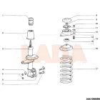 2108 Samara első lengéscsillapító felső ütközőgumi
