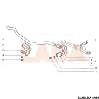 2108 Samara első stabilizátorrúd gumi szilent BRT