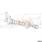 2108 Samara első kerékagy Avtovaz