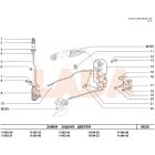 2108 Samara első belső ajtózárszerkezet zár pálca patent
