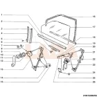2109 Samara jobb első Ablakemelő mechanikus szerkezet
