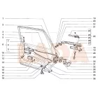 2108 Samara belső kilincs fekete műanyag