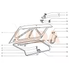  21099 Samara csomagtérajtó zárszerkezet első ajtó zárbetét kilinccsel garnitúra orosz
