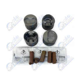   Lada 2110 teflon bevonatos 8 szelepes dugattyú garnitúra csapszeggel és gyűrűvel 82.00 black edition