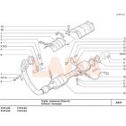 21214 1.7 Niva - Kalina 1-2 - Granta - Vesta kipufogó tömítés 3 csavaros Avtovaz