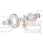 2110 Lada differenciálmű szimering bal oldali