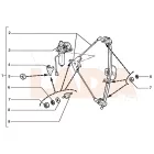 2110 Lada jobb első elektromos ablakemelő szerekezet csak a szerkezet motor nélkül
