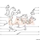 2112 Lada kipufogótorok tőcsavar M10 16 szelepeshez