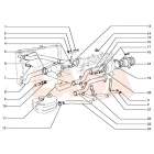 2112 Lada nagy fém fűtéscső a vízszivattyútól 16 szelepes