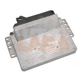   2112 Lada injektoros Euro 2 motorvezérlő egység komputer Január 5.1 - J5V05J16 Orosz műanyag tartóval komplett