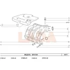 Lada Kalina - Granta - Vesta műanyag felső motorburkolat rögzítő gumiágy